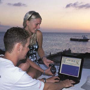 Online scuba certification.